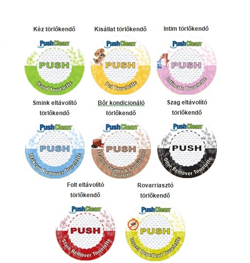 PushClean™ Törlőkendők promóciós célra